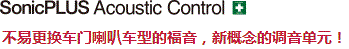 不易更換車門喇叭車型的福音，新概念的調(diào)音單元！